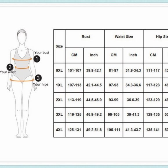 Plus sizes bikini swimsuit Size L XL XXL XXXL XXXXL - Picture 3 of 4